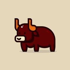 Chinese New Year Bull Icons