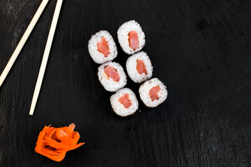 Sushi. Rolls. Nigiri. Maki. Sushi Set