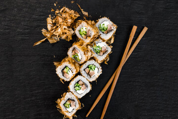 Sushi. Rolls. Nigiri. Maki. Sushi Set