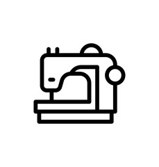 sewing machine icon, vector, design trendy