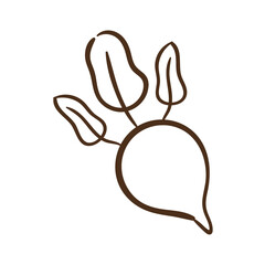 fresh beet line style icon