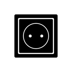 Socket icon on white.