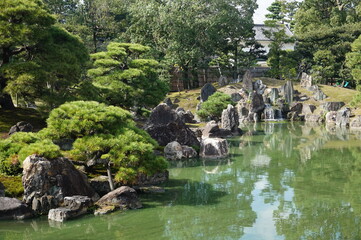 Fototapeta na wymiar Jardín zen en Japón