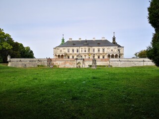 
Panorama of the castle in Pidhirtsi