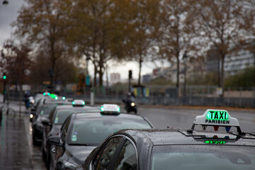 taxi, enseigne lumineuse