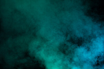 Abstract  smoke  over the black background. Smoke background. Smoke movement on black background