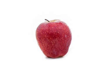 red apple isolate on white background