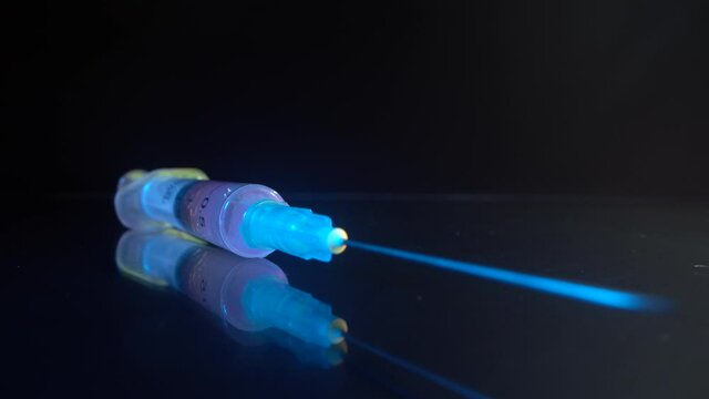 Syringe. Macro shot. Covid concept. Medicines needle syringe drug, medical concept flu shot vaccine vial dose hypodermic injection treatment treatment illness hospital prevention vaccination illness