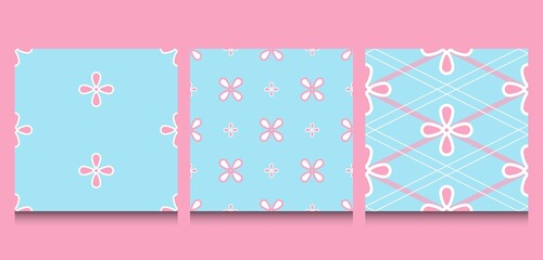 Chic Style Seamless Patterns in EPS 10. This Pattern can be used for Wallpaper, Pattern fills, web page background, packaging, banners, invitations, business cards & fabric print.