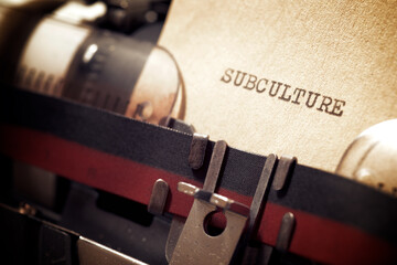 Subculture word view