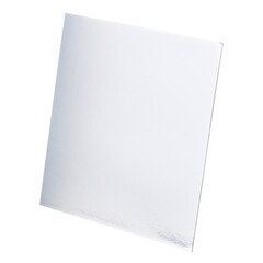 Silver coasters for cake isolated on white background, copy space. Clipping path