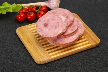 Natural ham made from pork