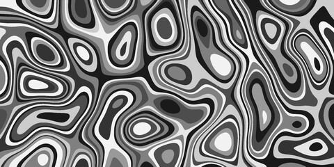 Abstract background with liquid chrome metal surface pixelated structure