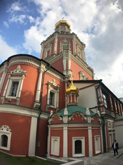 Fototapeta na wymiar Beautiful Orthodox Church in Moscow, Russia