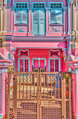 Traditional Peranakan architecture in Singapore's Joo Chiat district