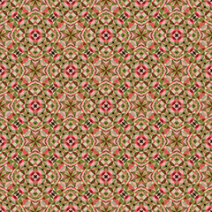 Geometric seamless pattern, abstract colorful background, vector texture.