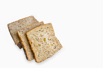 Bread, Loaf of Bread, Sliced Bread, White Background, Cut Out
