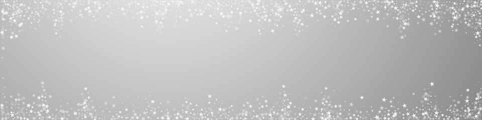 Fototapeta premium Amazing falling stars Christmas background. Subtle