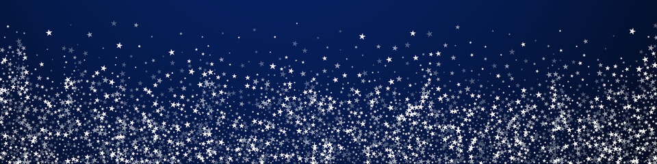 Amazing falling stars Christmas background. Subtle