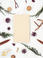 Obraz premium Mockup for New year cards, banners and party posters.