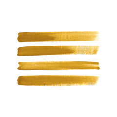 Art brush painted textured stripes set isolated vector background. Watercolor stroke set.