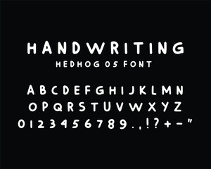 Handwritten calligraphy alphabet. Creative vector typography can be used for designs, posters, invitations, prints, etc. Natural lettering in hand drawings.