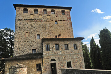 Bobbio il Castello Malaspina dal Verme - Piacenza	