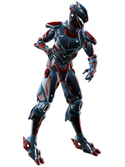 3D render of a robot