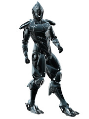 3D render of a robot