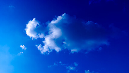Fototapeta na wymiar Blue Sky with Cloud