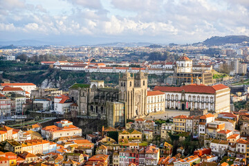 Fototapeta na wymiar Detail of the city of Porto in Portugal