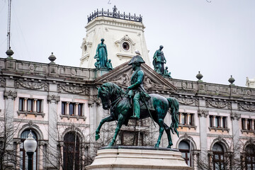 Obraz premium Detail of the city of Porto in Portugal