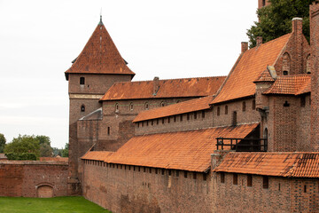 Malbork Castle, formerly Marienburg Castle, the seat of the Grand Master of the Teutonic Knights, Malbork, Poland