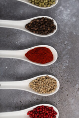 Four Seasons Pepper on beautiful textured background