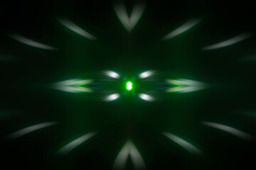 radial color pattern, closeup of photo