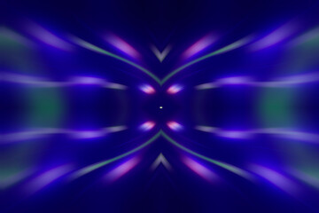 radial color pattern, closeup of photo