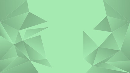 Light Green polygonal background. Colorful illustration in abstract style with gradient. Brand new design for your business.