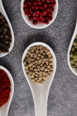 Four Seasons Pepper on beautiful textured background