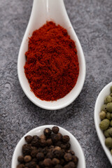 Four Seasons Pepper on beautiful textured background