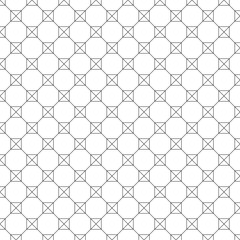 Seamless crossed lines geometric pattern, abstract minimal vector background with cross stripes, lined design for wallpaper or textile.