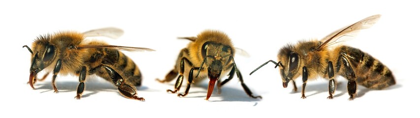 bees or honeybees in Latin Apis Mellifera