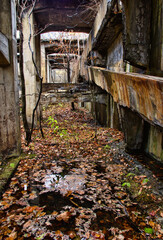 鉱山施設の廃墟　札幌市