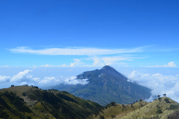 landscape with clouds
