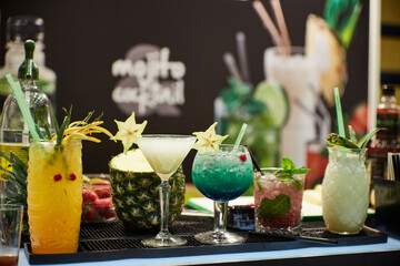 photography of various cocktails