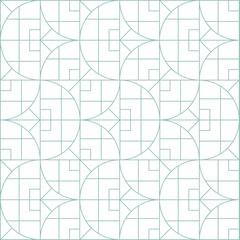 Beautiful of Colorful Seamless Geometric Pattern Curved and Square with Lines, Repeated, Abstract, Illustrator Pattern Wallpaper. Image for Printing on Paper, Wallpaper or Background, Covers, Fabrics