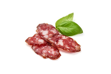 Smoked Sausage, isolated on white background