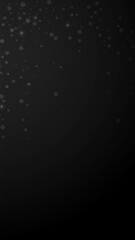 Magic stars random Christmas background. Subtle fl