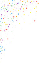 Festive marvelous confetti. Celebration stars. Joy