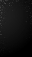 Magic stars sparse Christmas background. Subtle fl