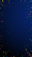 Fototapeta premium Festive awesome confetti. Celebration stars. Brigh